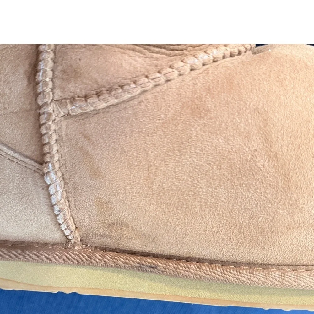 Australia Luxe Collective Mens Cozy Short Boot 11 Chestnut Sheepskin Shearling